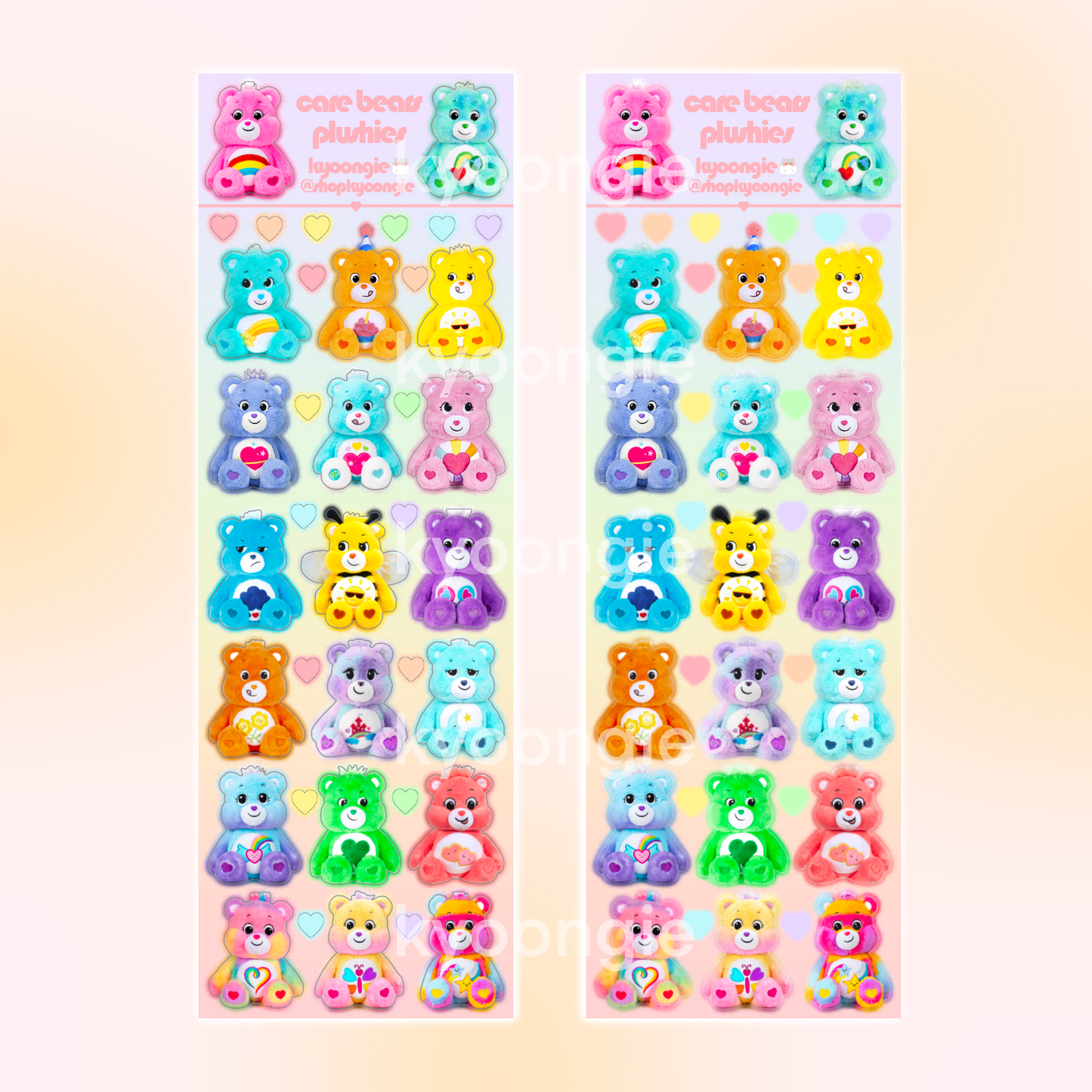 Bear Plushies Stickers