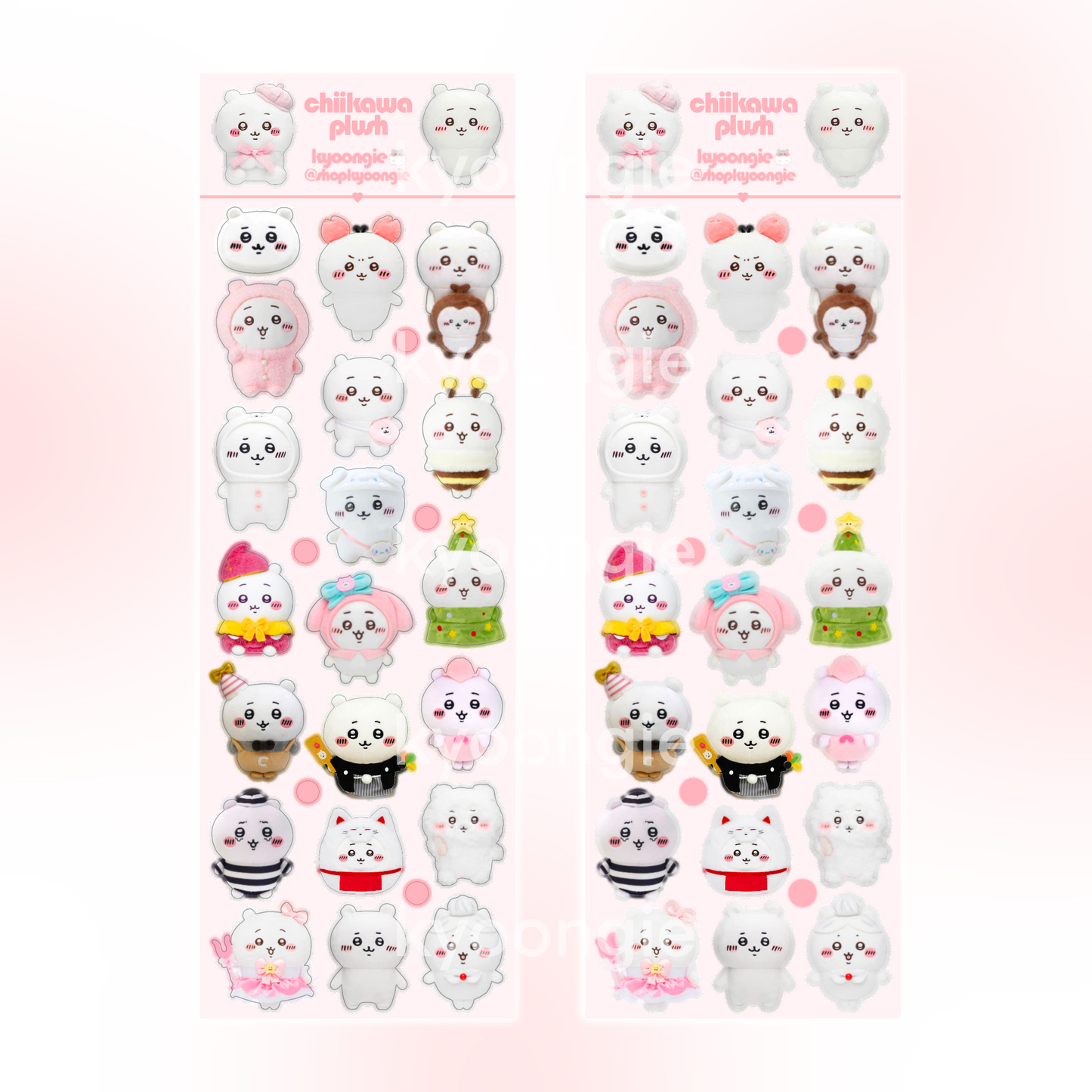 Chiikawa Sticker Sheets (4 designs)