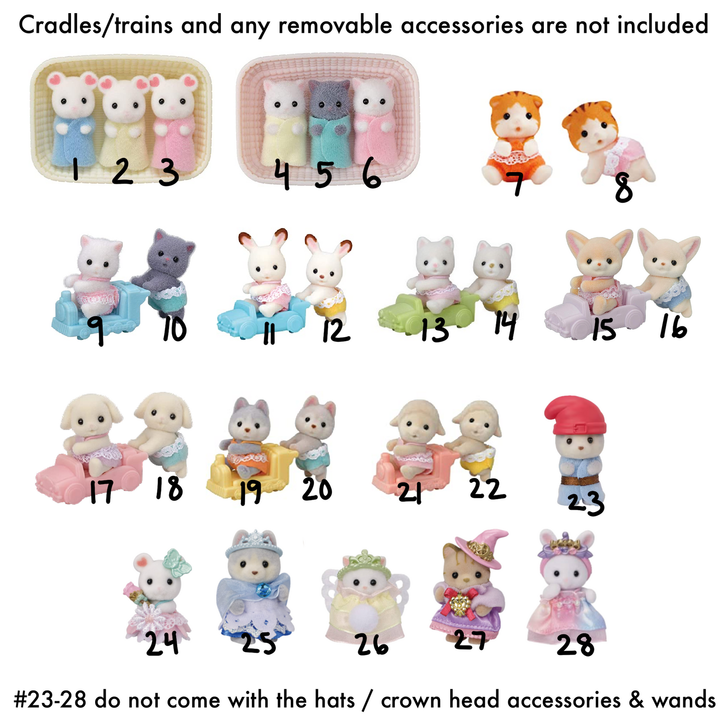 Cute Critters Keychains and Necklaces