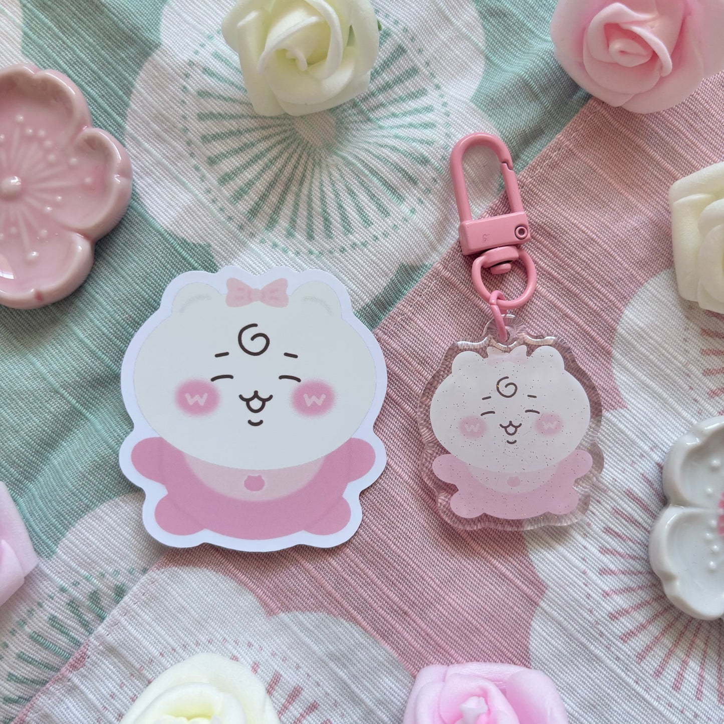 Chiikawa Baby Sticker & Keychain