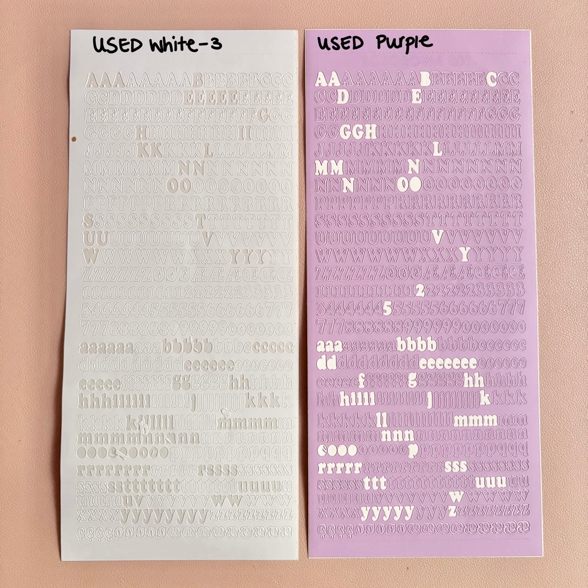 Alphabet Stickers, Letter Stickers