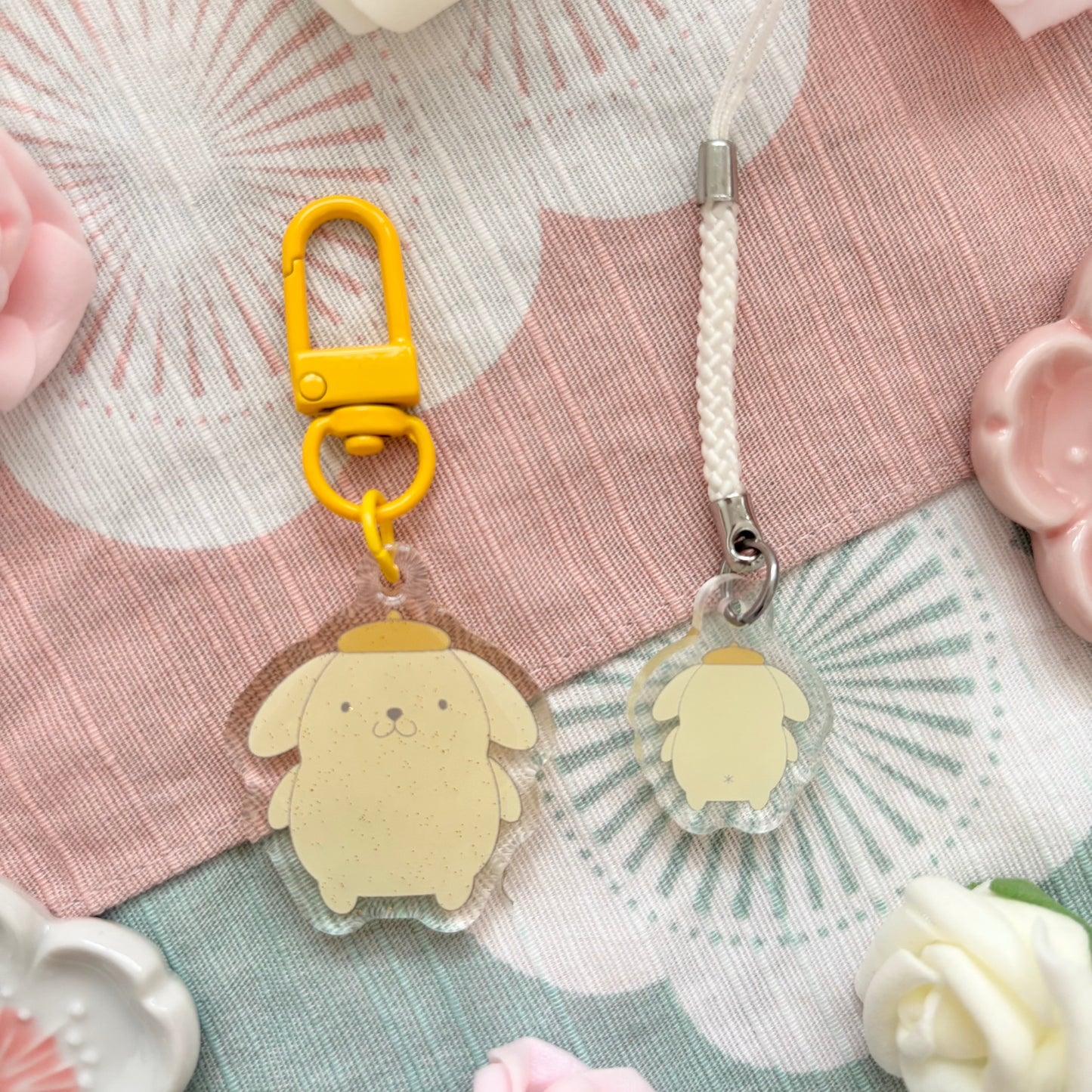 Purin Pudding Dog Charms