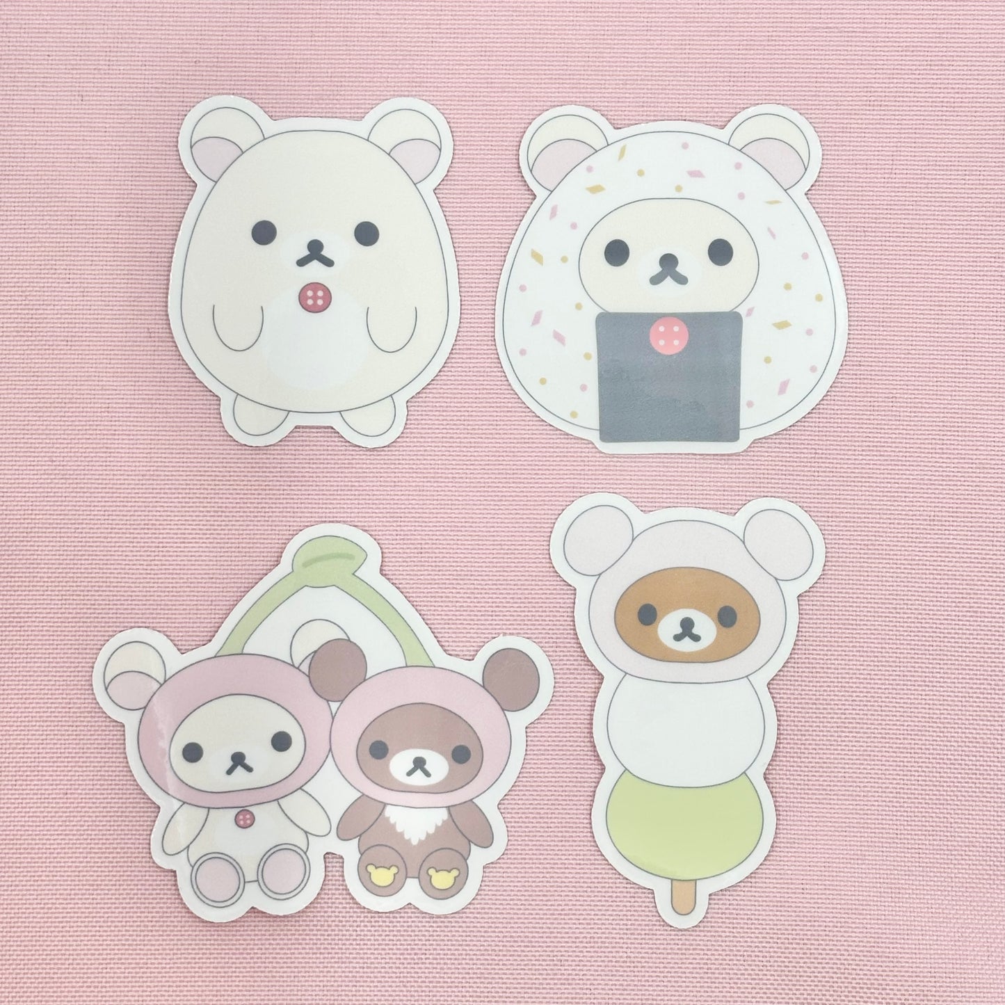 Kuma Bears Waterproof Stickers