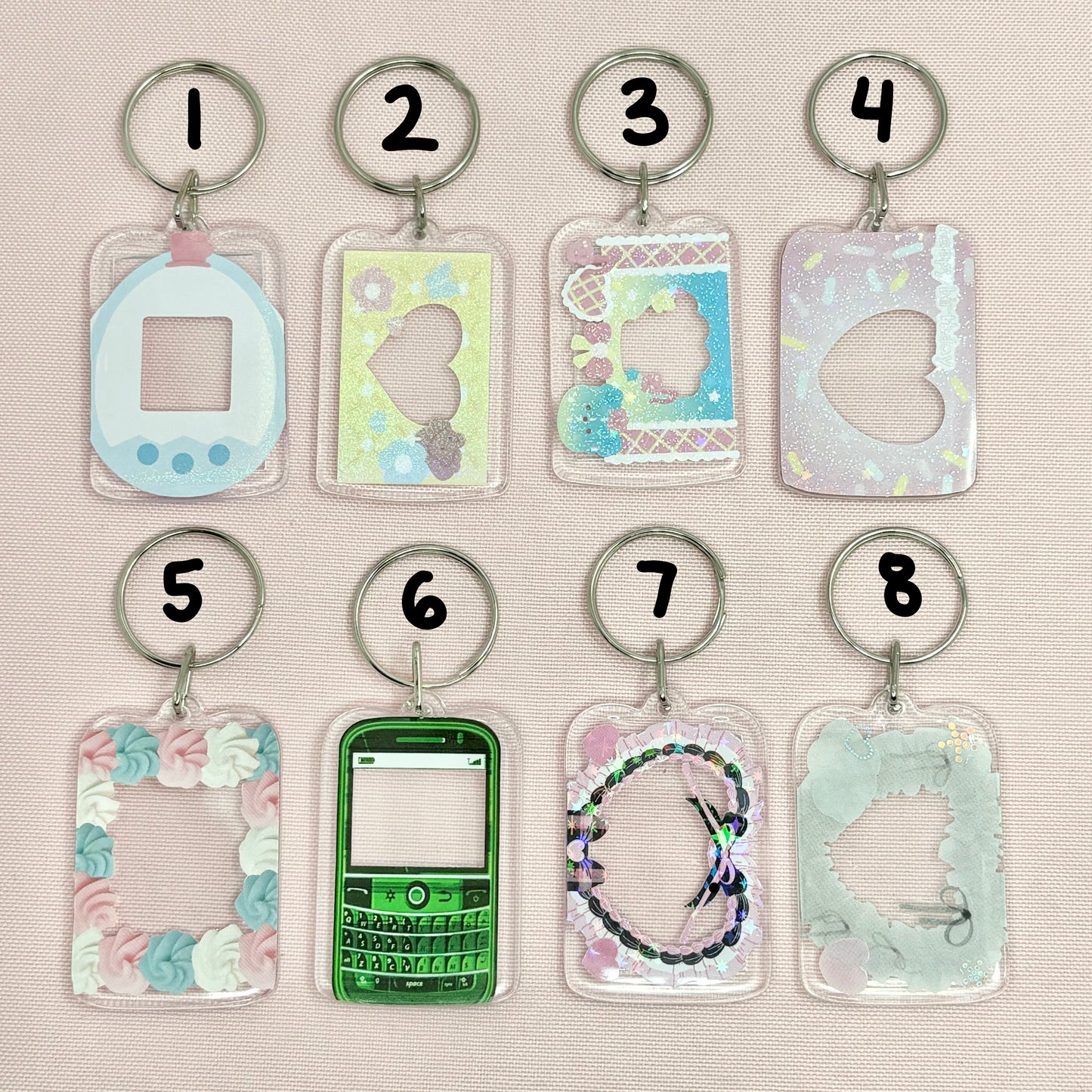 Mini Photo Keychains