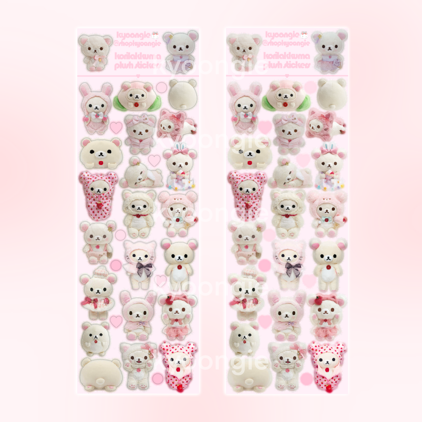 Kuma Bears Sticker Sheets (5 designs)