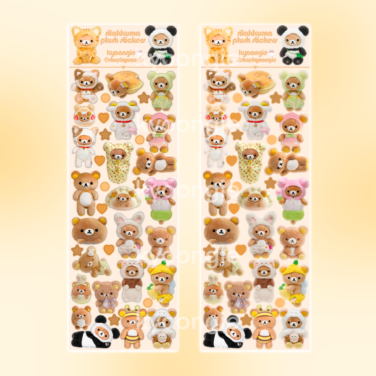 Kuma Bears Sticker Sheets (5 designs)