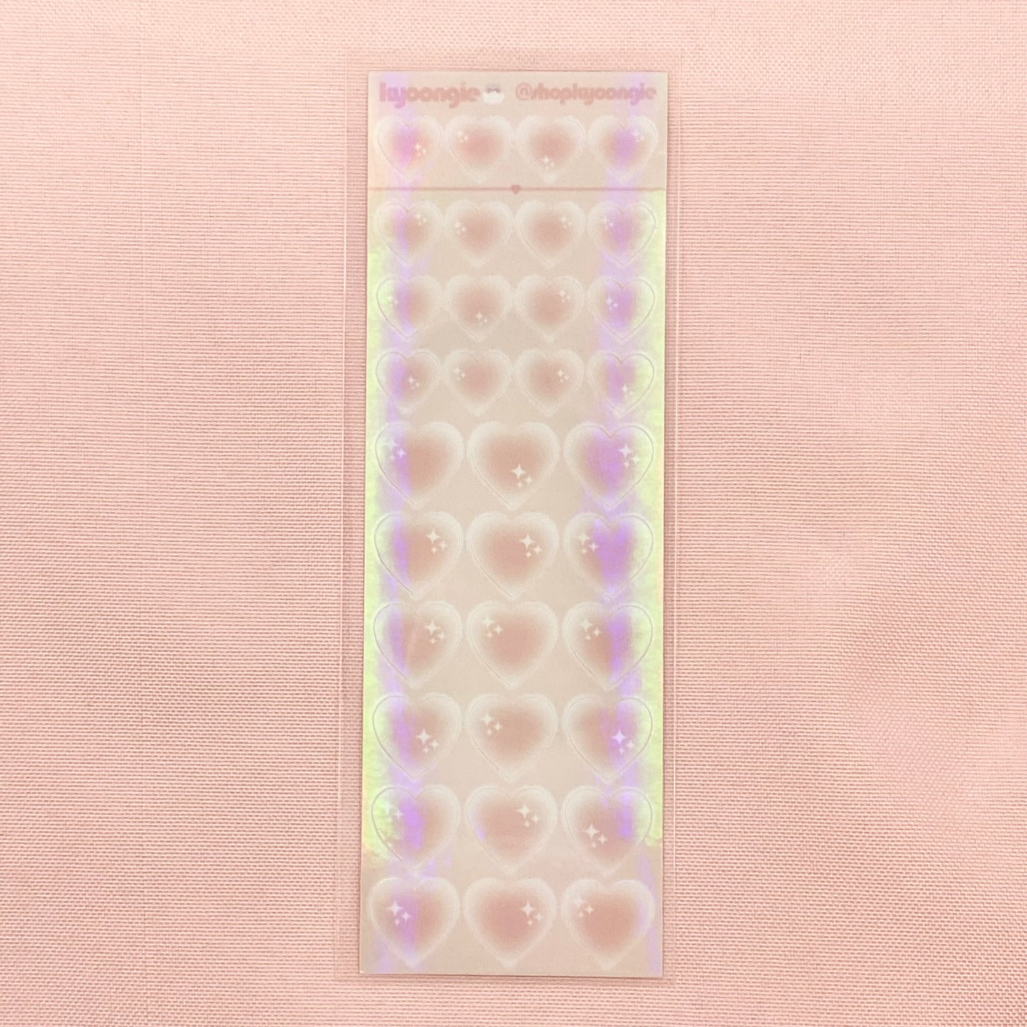 Blushing Hearts Deco Stickers (8 Colors)