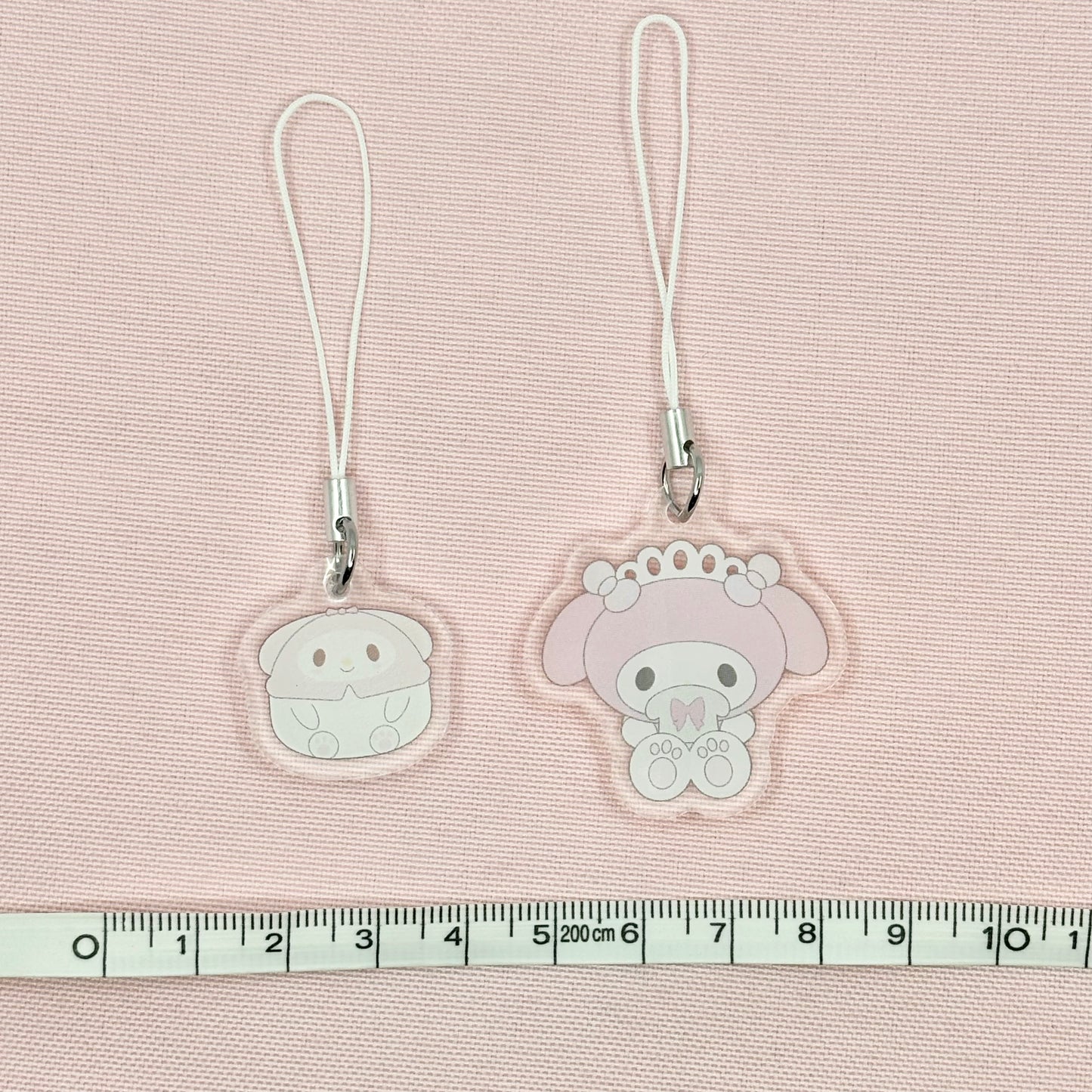 Pink Bunny My Melo Phone Charms