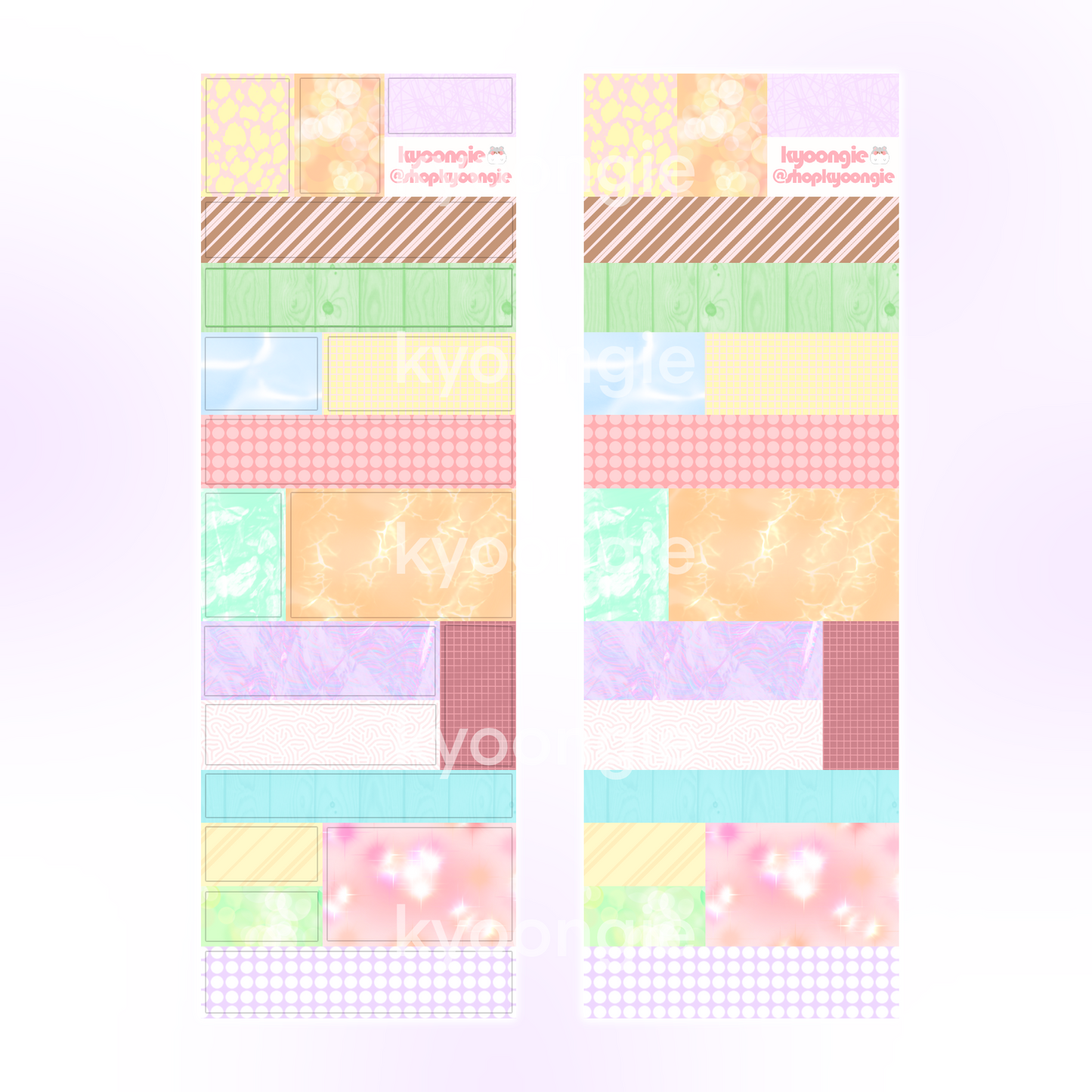 Scrapbooking Shapes Sticker Sheet