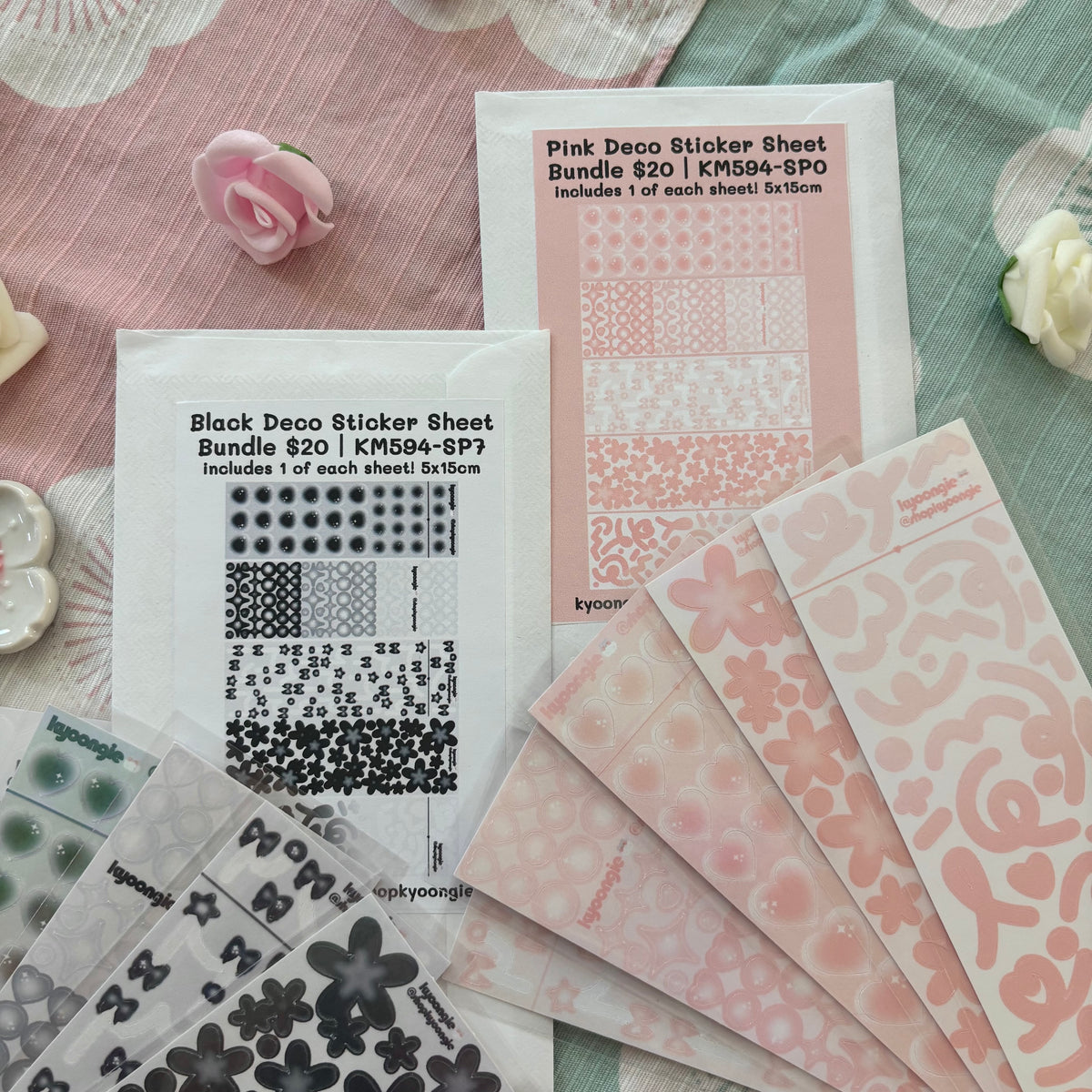 Deco Sticker Packs (8 colours)