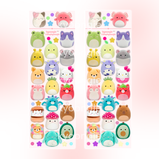 Squishy Plushies Stickers