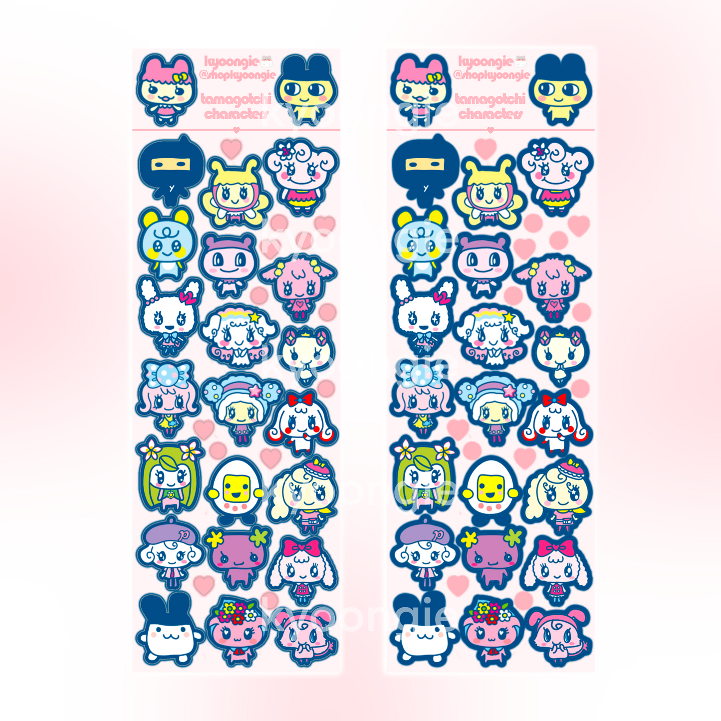 Tama Sticker Sheets (2 designs)