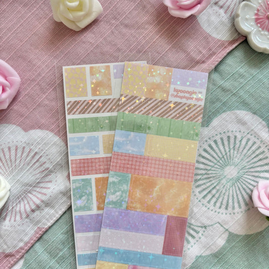 Scrapbooking Shapes Sticker Sheet