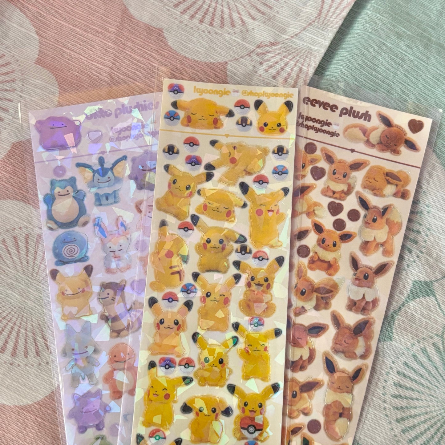 Pocket Monsters Sticker Sheets (3 designs)