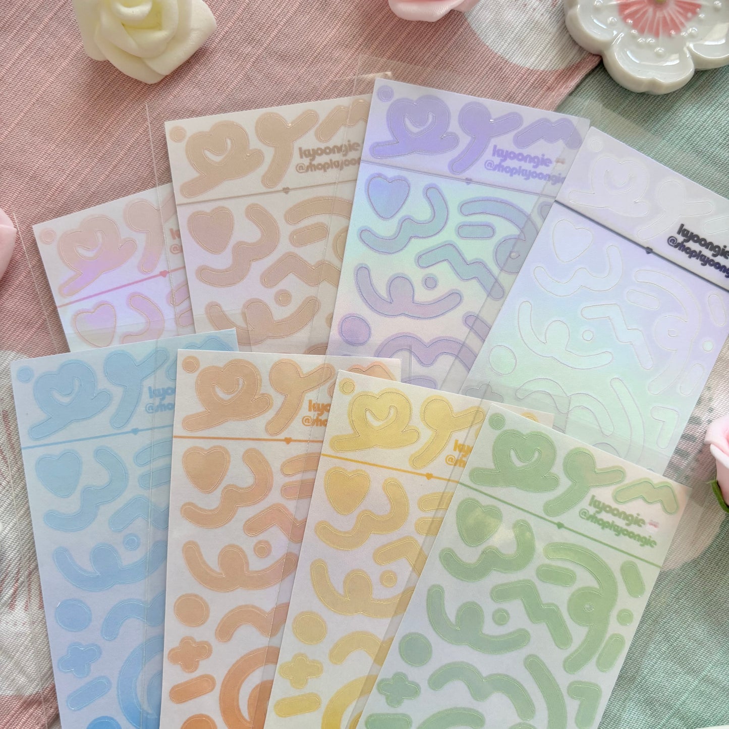 Confetti Deco Stickers (8 Colors)