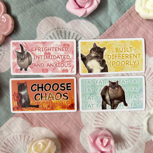 Funny Cat Stickers