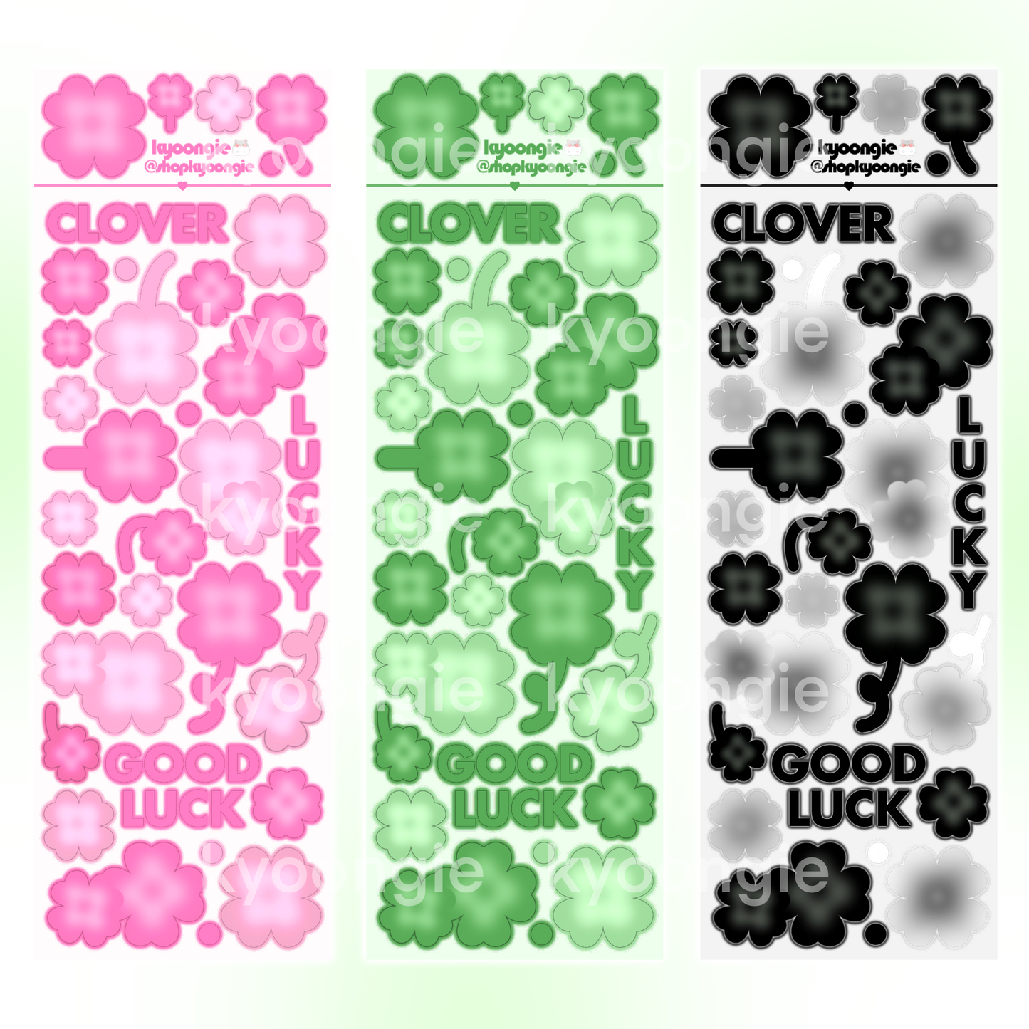 Lucky Clover Deco Sticker Sheets