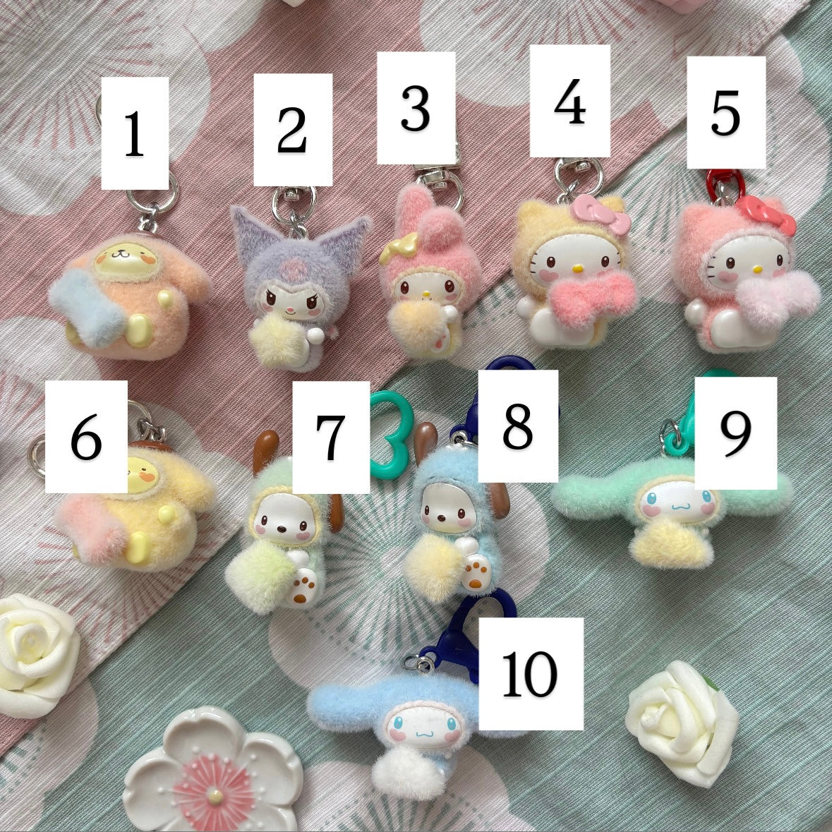 Cute Japanese Character Keychains