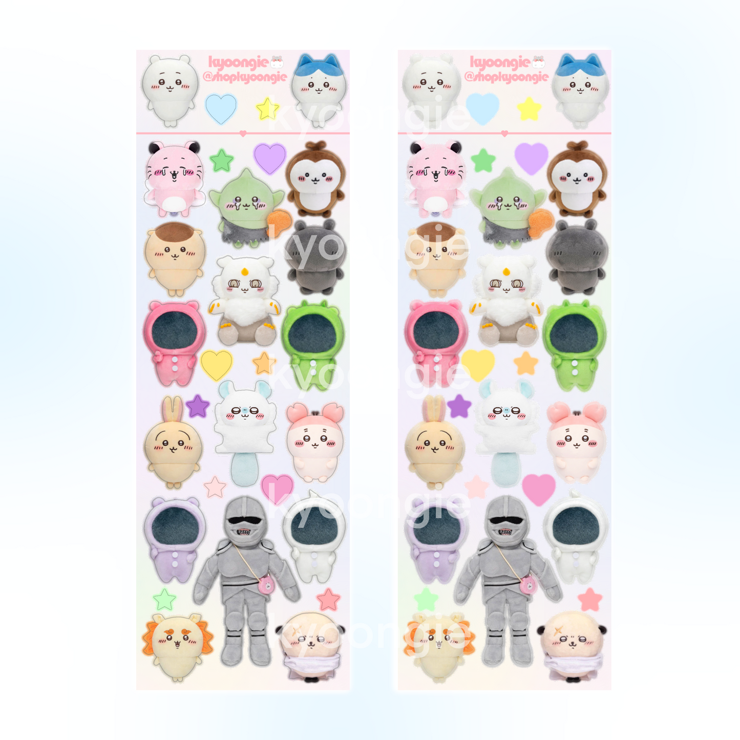 Chiikawa Sticker Sheets (8 designs)