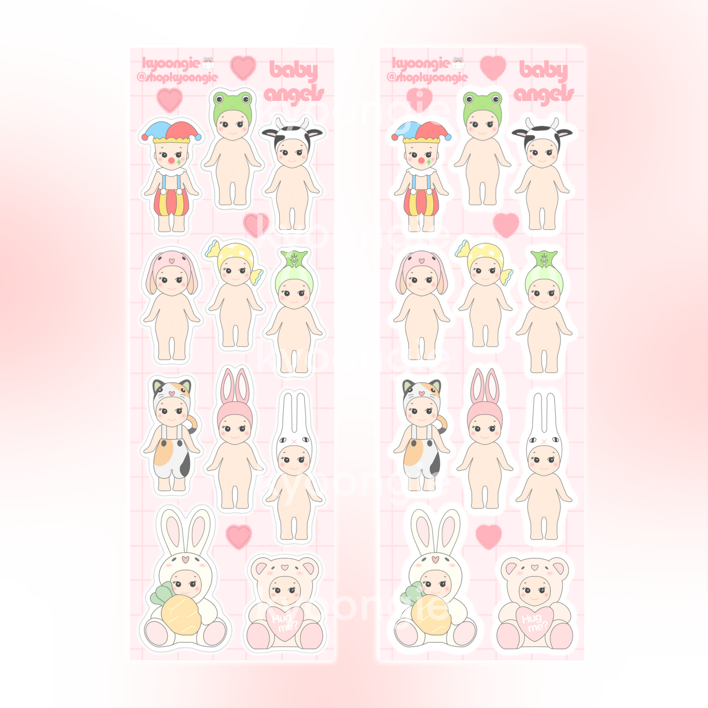 Baby Angels Sticker Sheet
