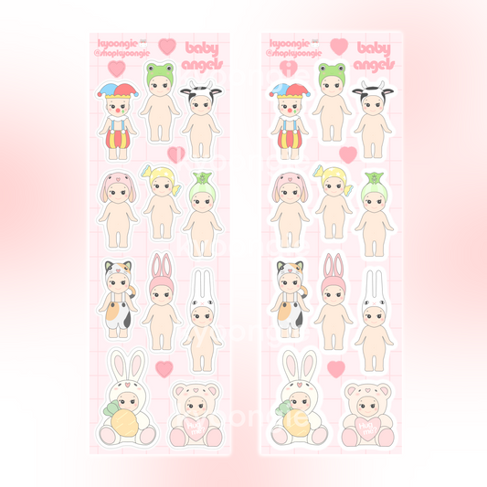 Baby Angels Sticker Sheet