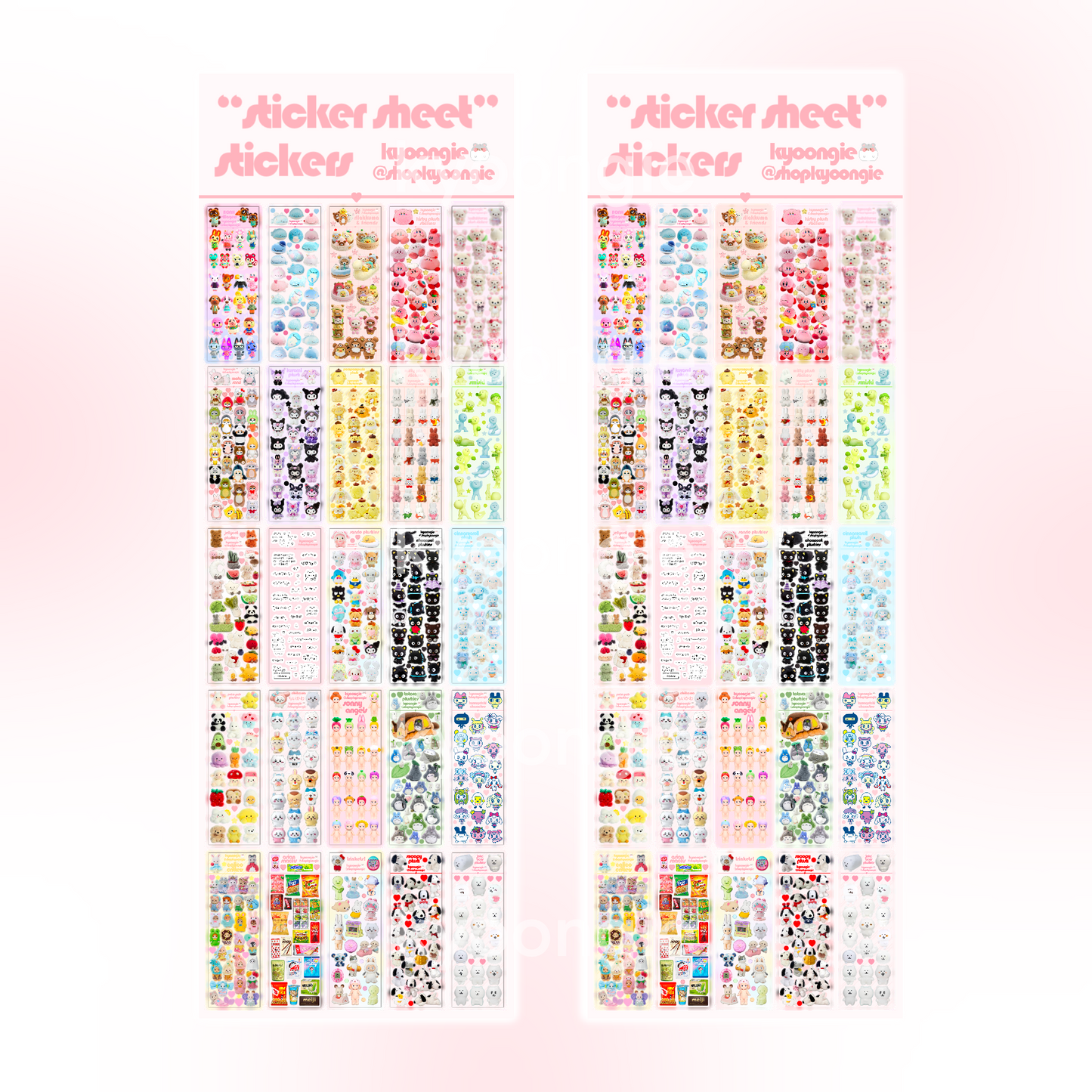 Super Tiny “Sticker Sheets” Sticker Sheet