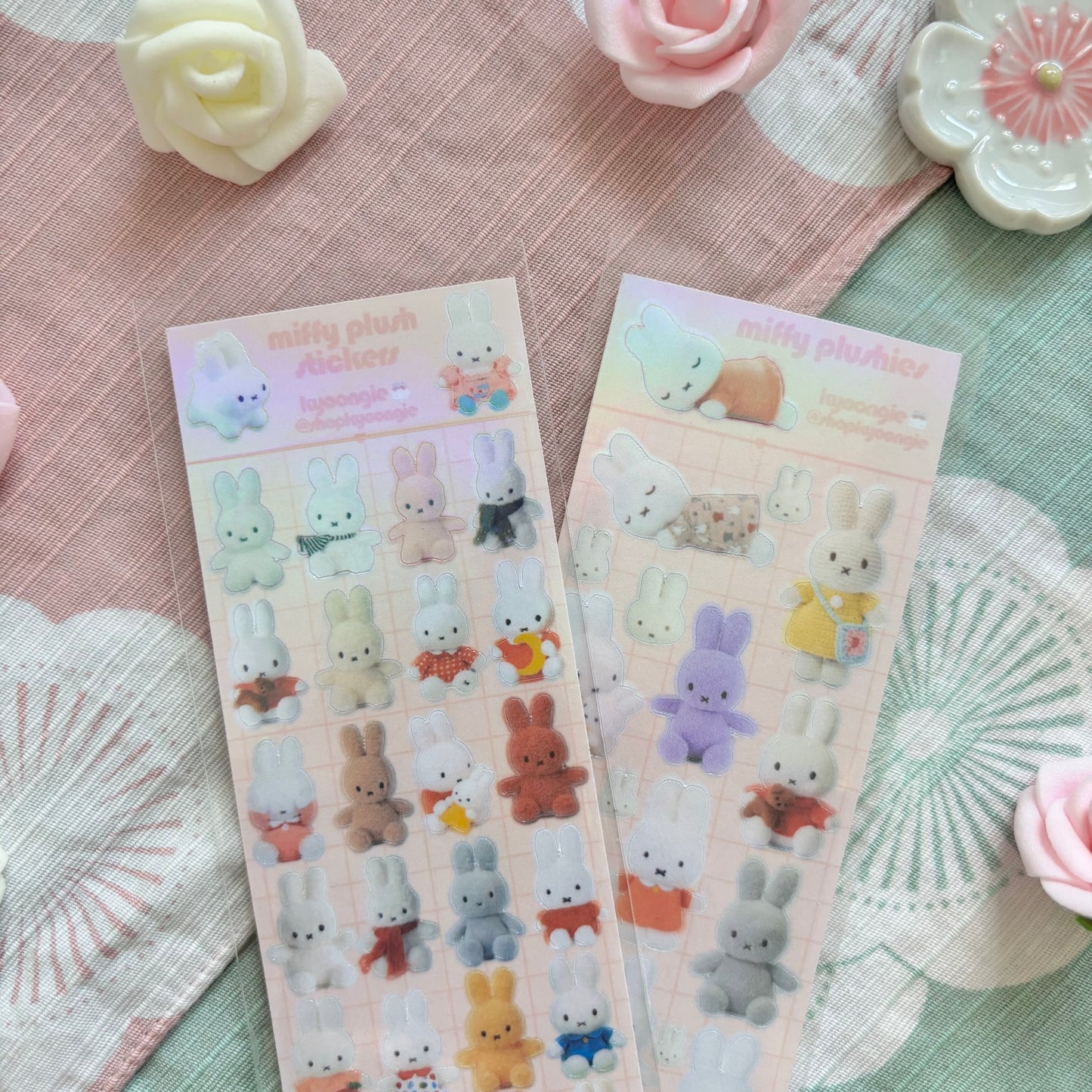 Miffy Plushies Sticker Sheets