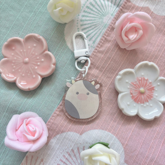 Cow Keychain