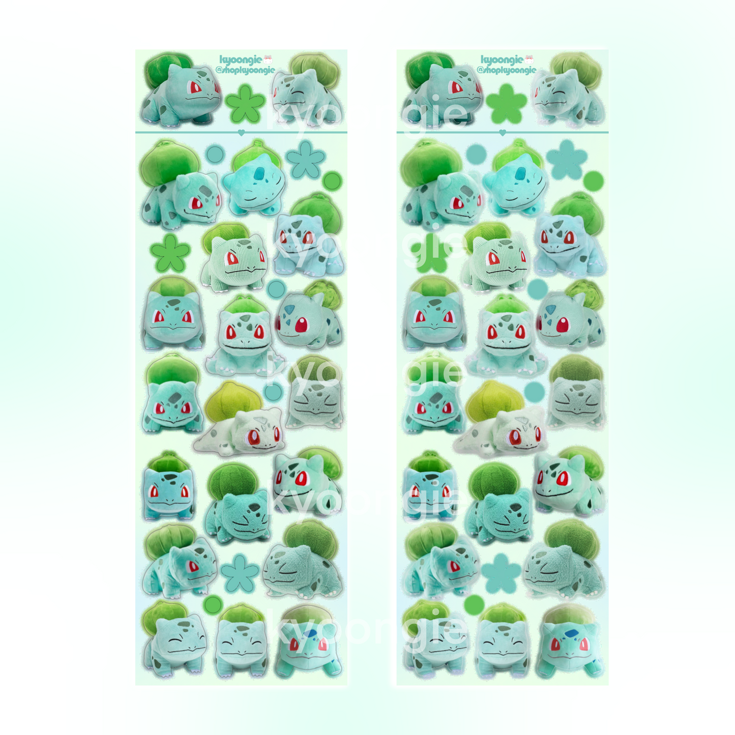 Pocket Monsters Sticker Sheets (5 designs)