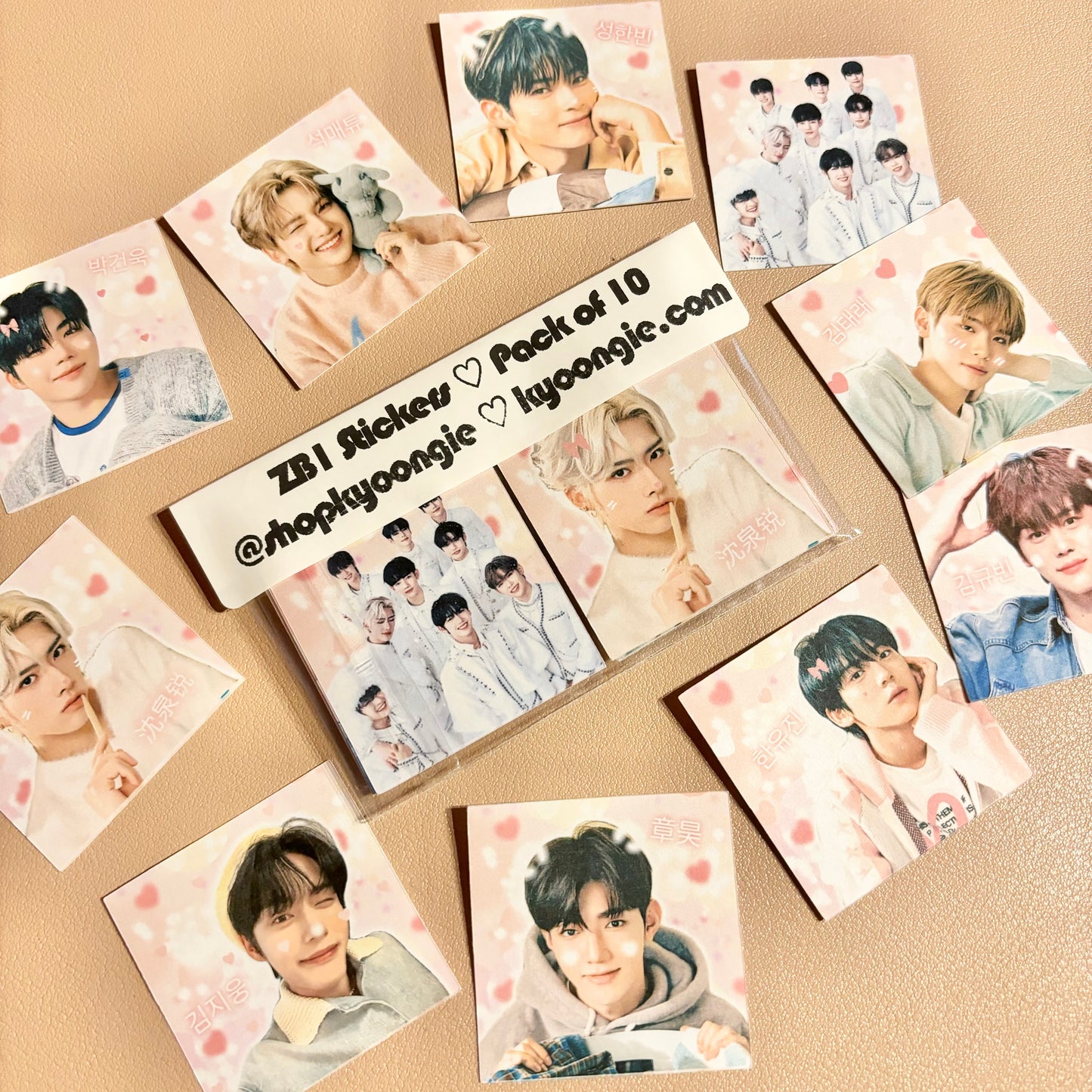 ZB1 Mailing Stickers | ZEROBASEONE / 제로베이스원 Stickers