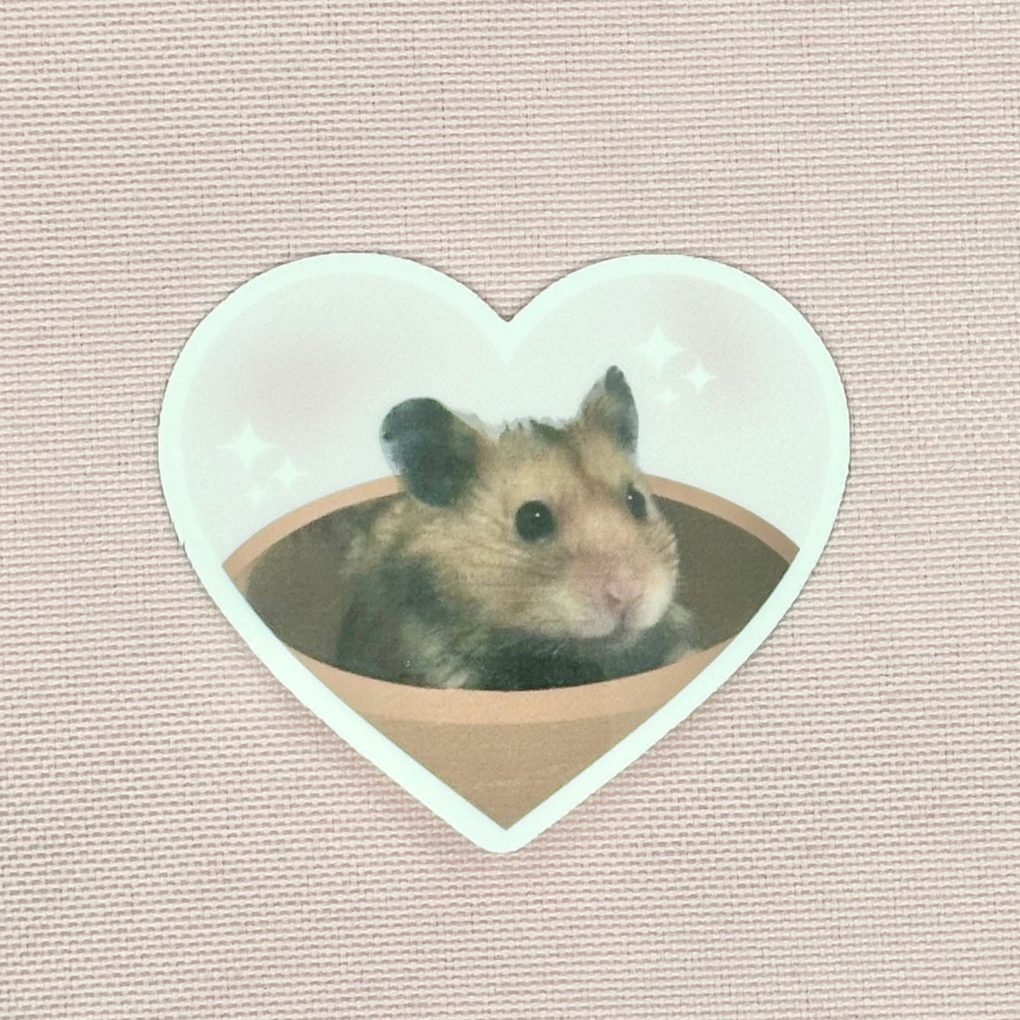 Cute Hamster Waterproof Sticker