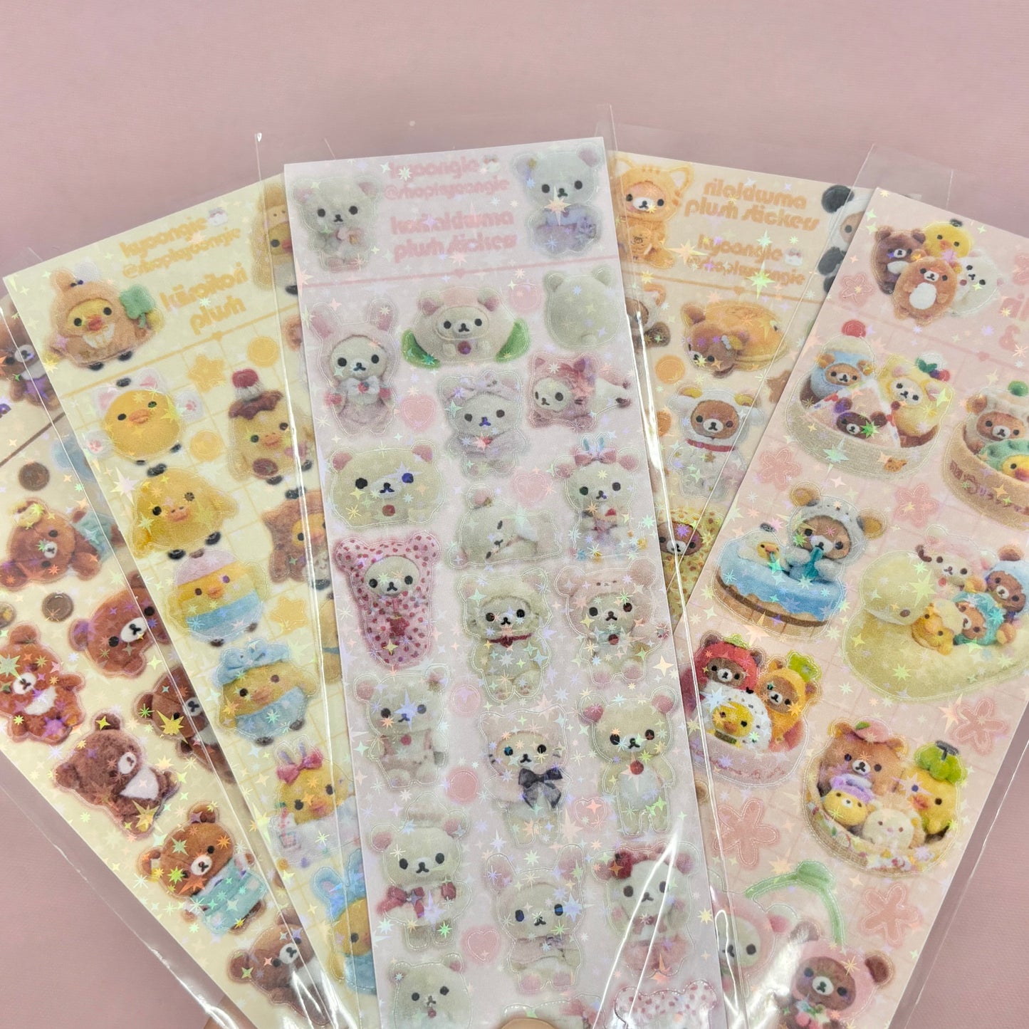 Kuma Bears Sticker Sheets (5 designs)