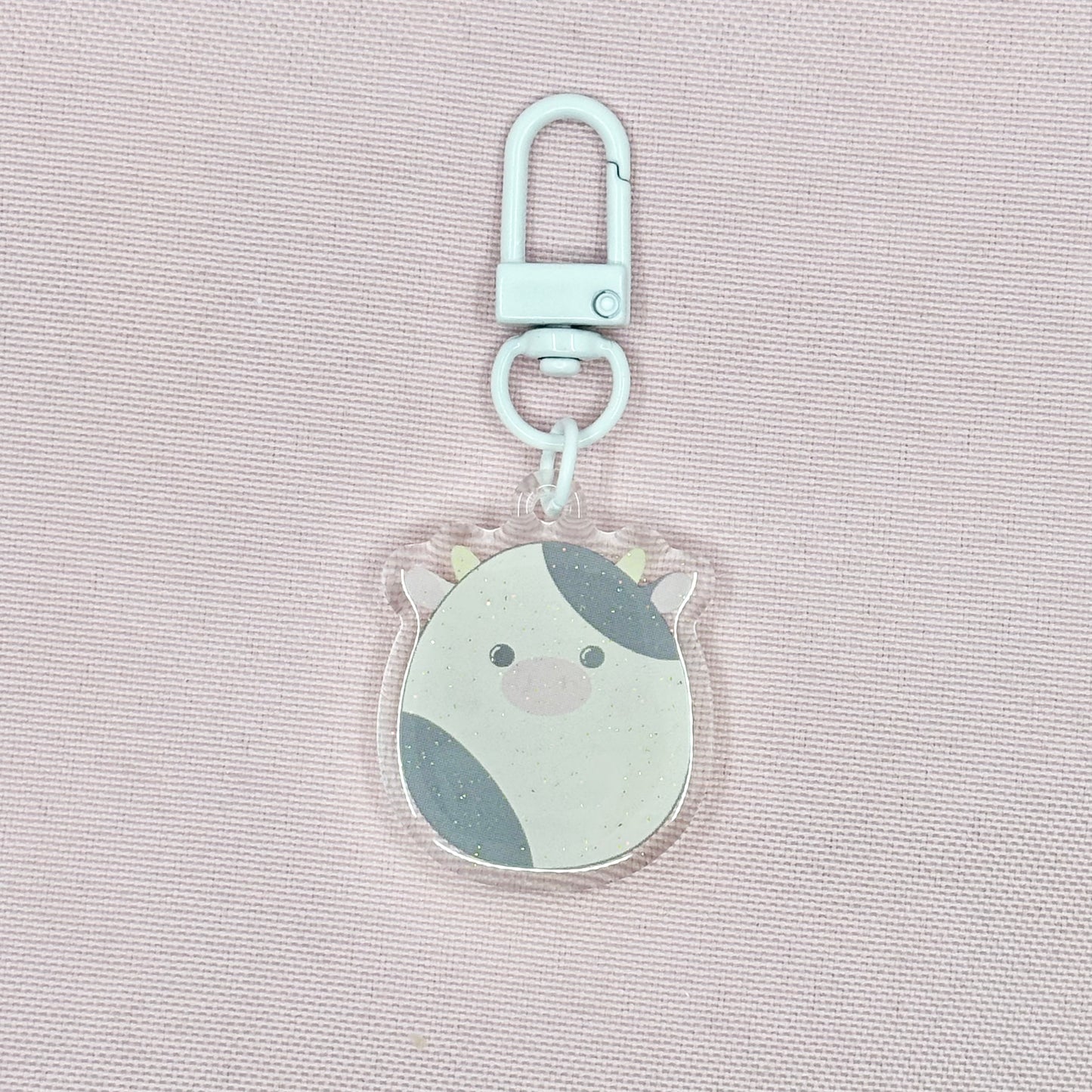 Cow Keychain