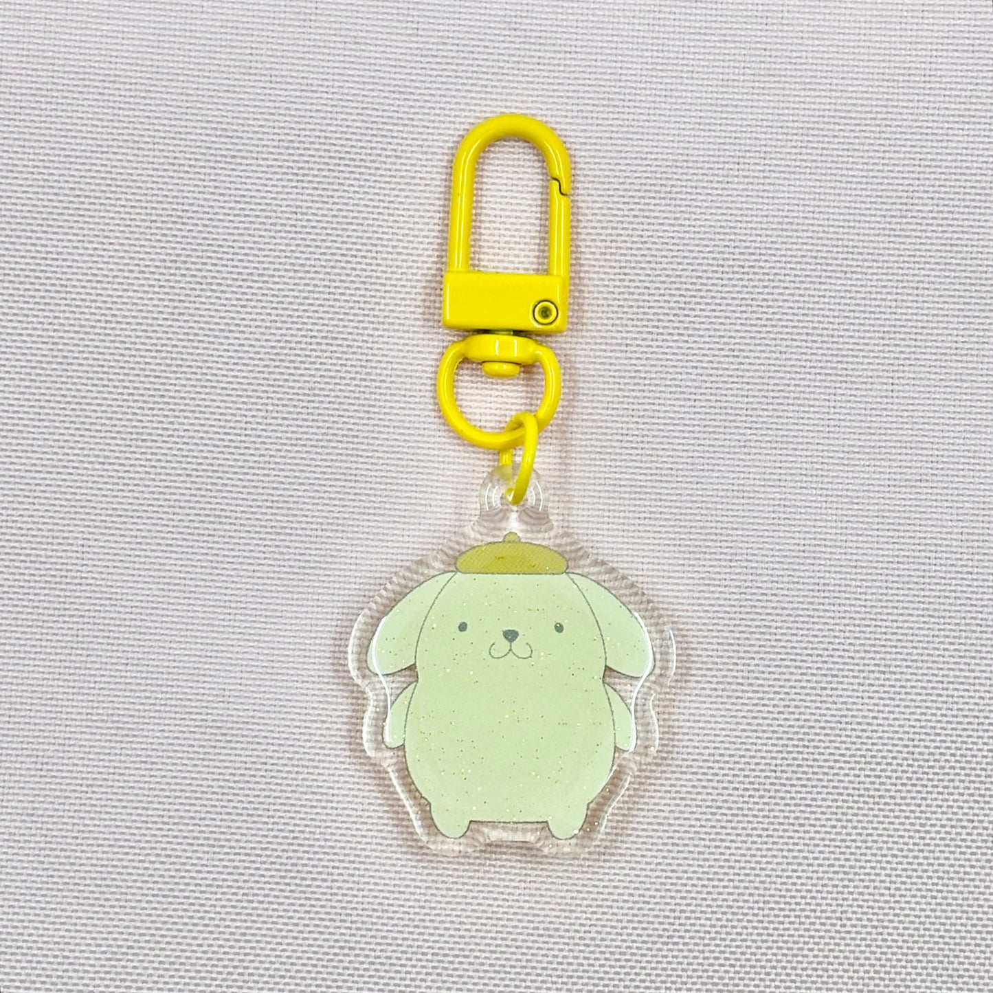 Purin Pudding Dog Keychain