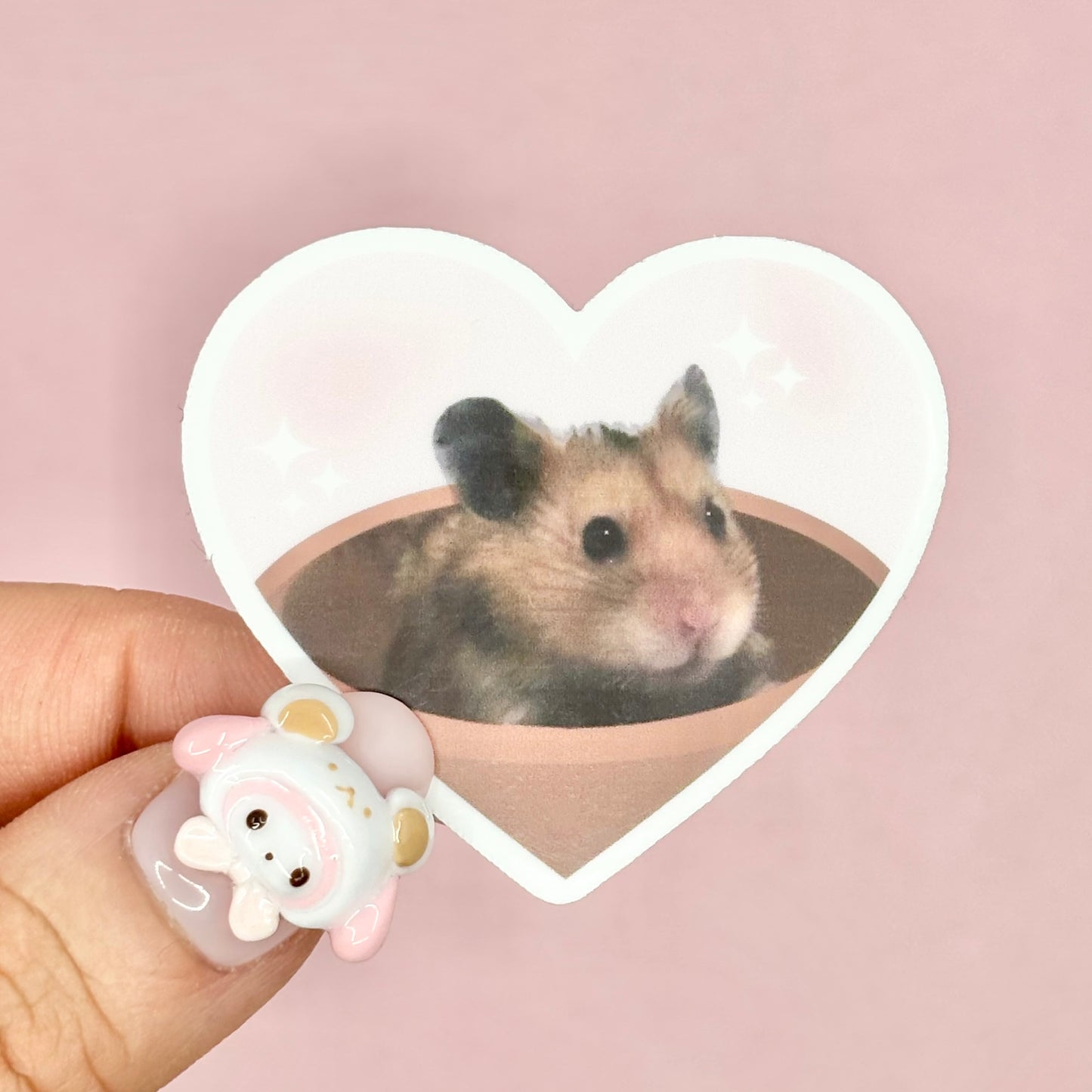 Cute Hamster Waterproof Sticker