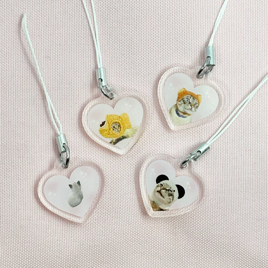 Cats Phone Charms