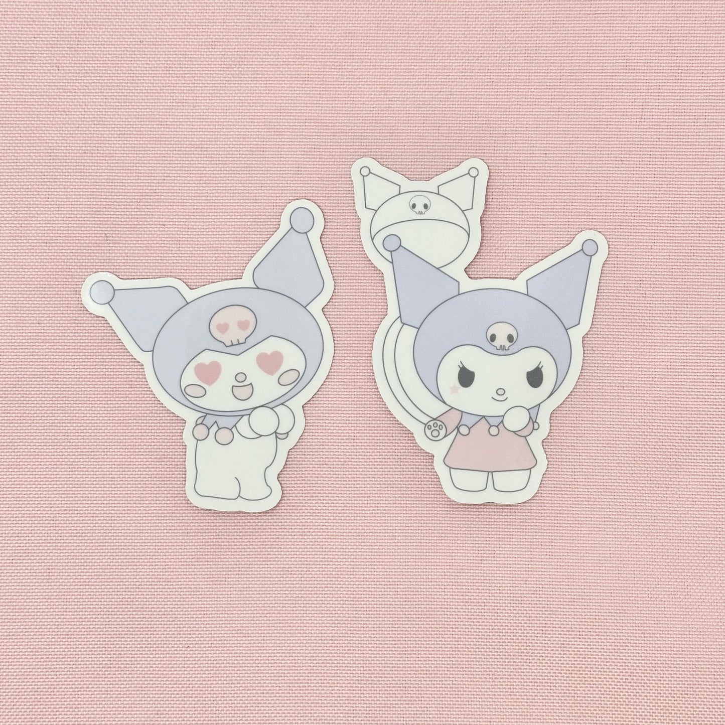 Goth Bunny Kuro Waterproof Stickers