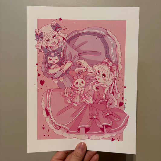 Cute Girls Print