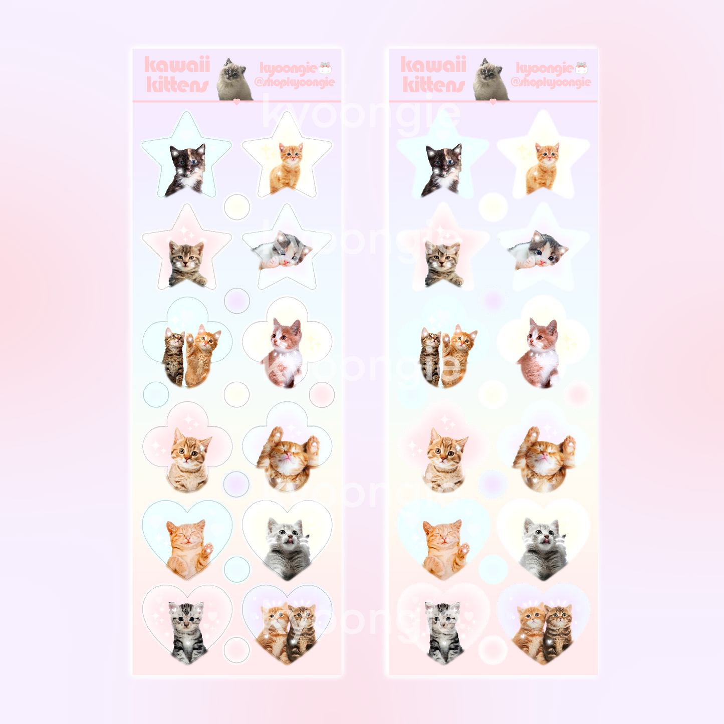 Kawaii Kittens Stickers