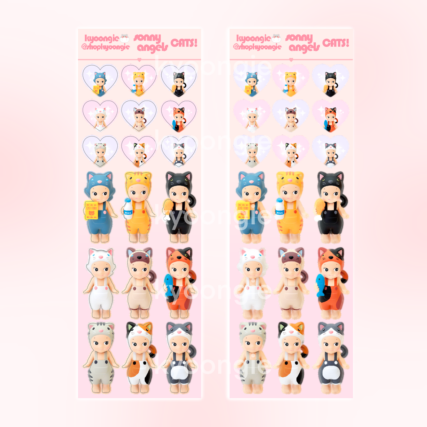 Baby Angel Stickers (Ver. 4 - Cat Life Series)