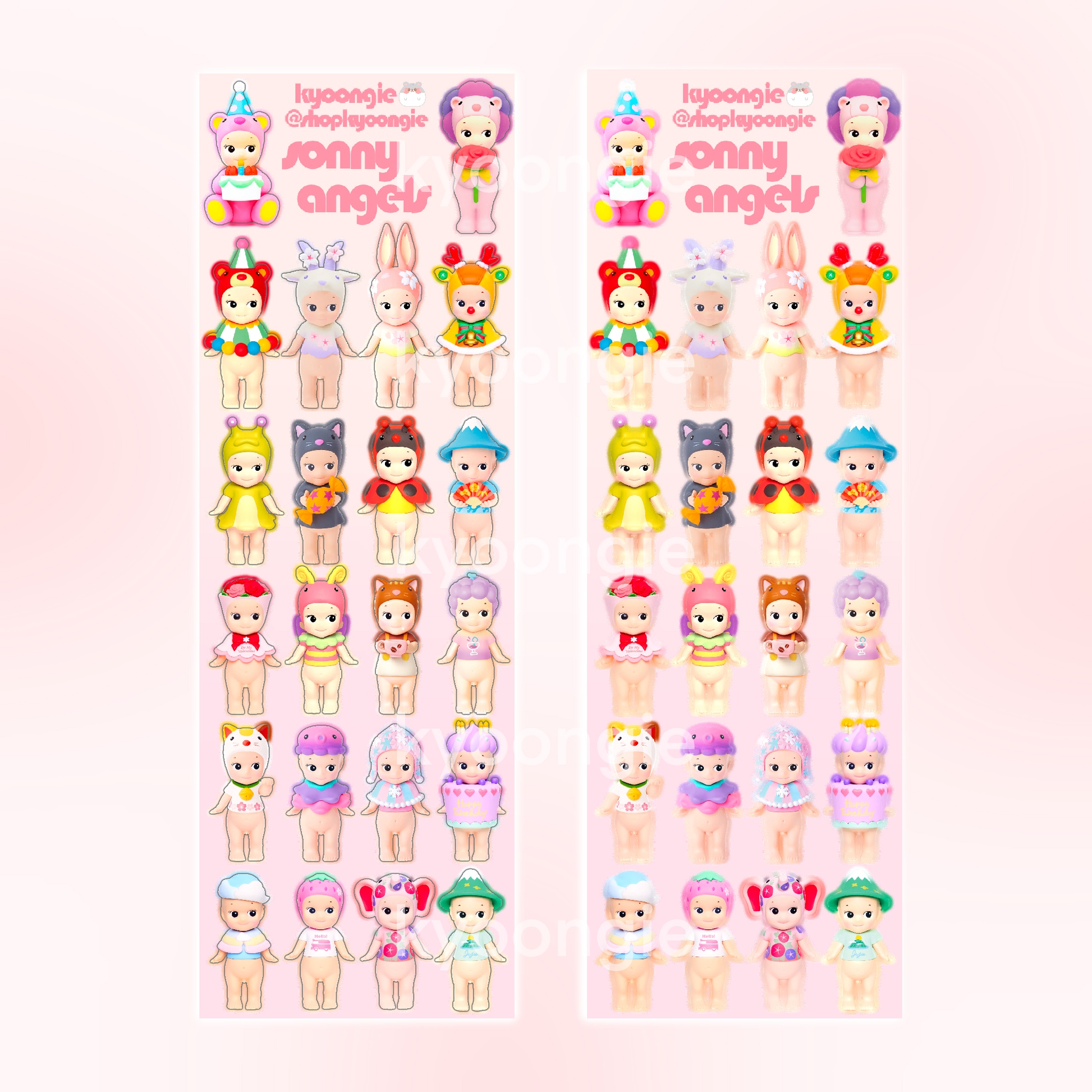 Sonny Angel Stickers (Ver. 2 - Costumes) – kyoongie