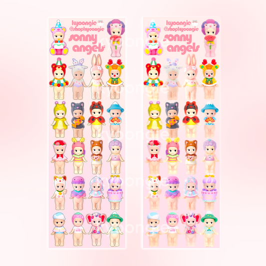 Baby Angel Stickers (Ver. 2 - Costumes)