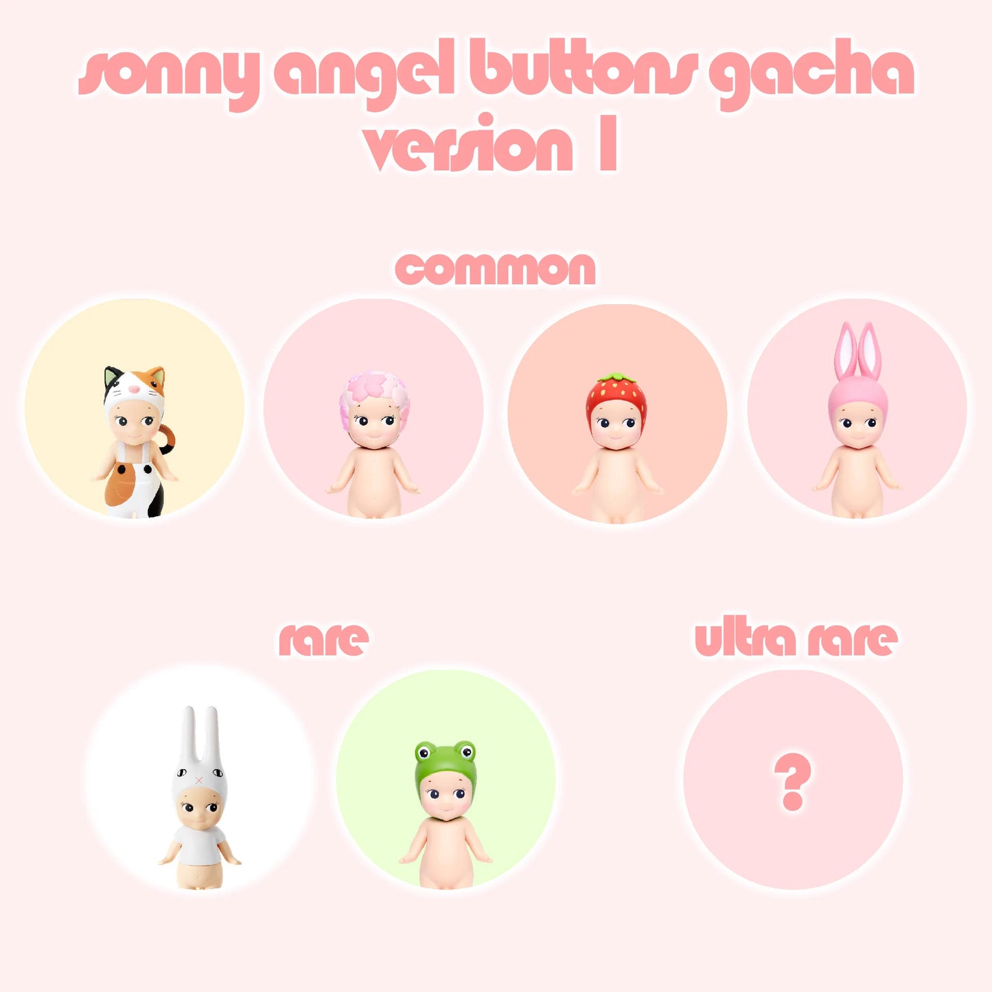 Baby Angel Buttons Gacha